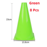 8Pcs 23cm Traffic Prop Cones Toy Multipurpose Construction Theme Party Sports Activity Cones For Football Scooter Training Toy