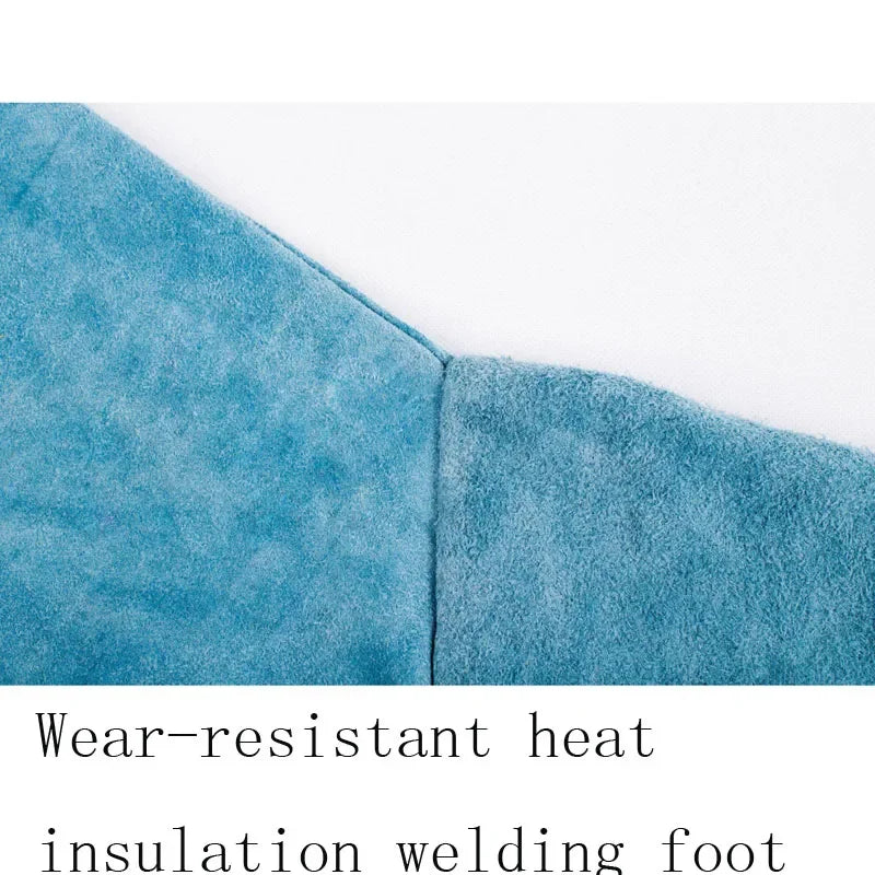 Workplace Welding Leather Long Shoes Boots Leather Welding Fire Protection Foot Leggings Welder Foot Cover Wear InsulationDFS038