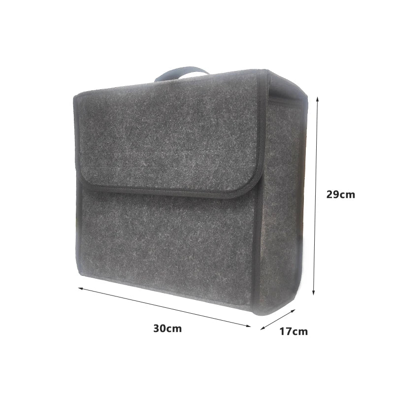 KAWOSEN Portable Foldable Car Trunk Organizer Cloth  Auto Interior Stowing Tidying Container Bags Storage Box  CTOB04