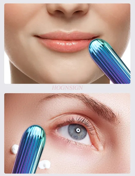 New EMS micro current cold and hot eye beauty device, eye massage device, lifting and tightening