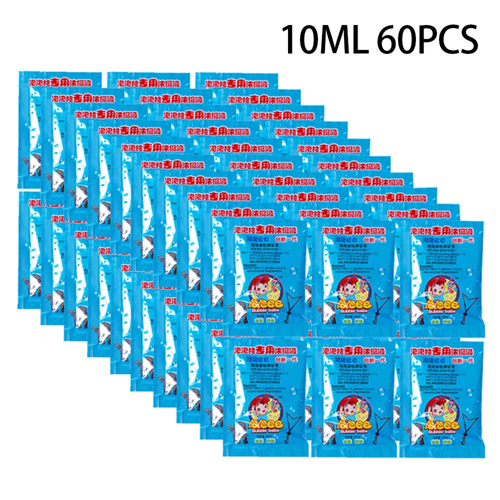 New 100ML-1000ML Concentrate Bubbles Liquid Soap Water Bubble Gun Accessories Soap Bubble Liquid Bubble Refills 10ML/1 Piece