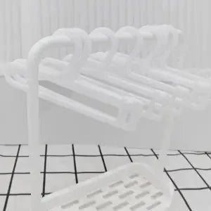 Dollhouse Simulation Plastic Miniture Doll Clothes Rack Garment Organizer Hanger for Doll Clothes Display Rack Accessories Toys