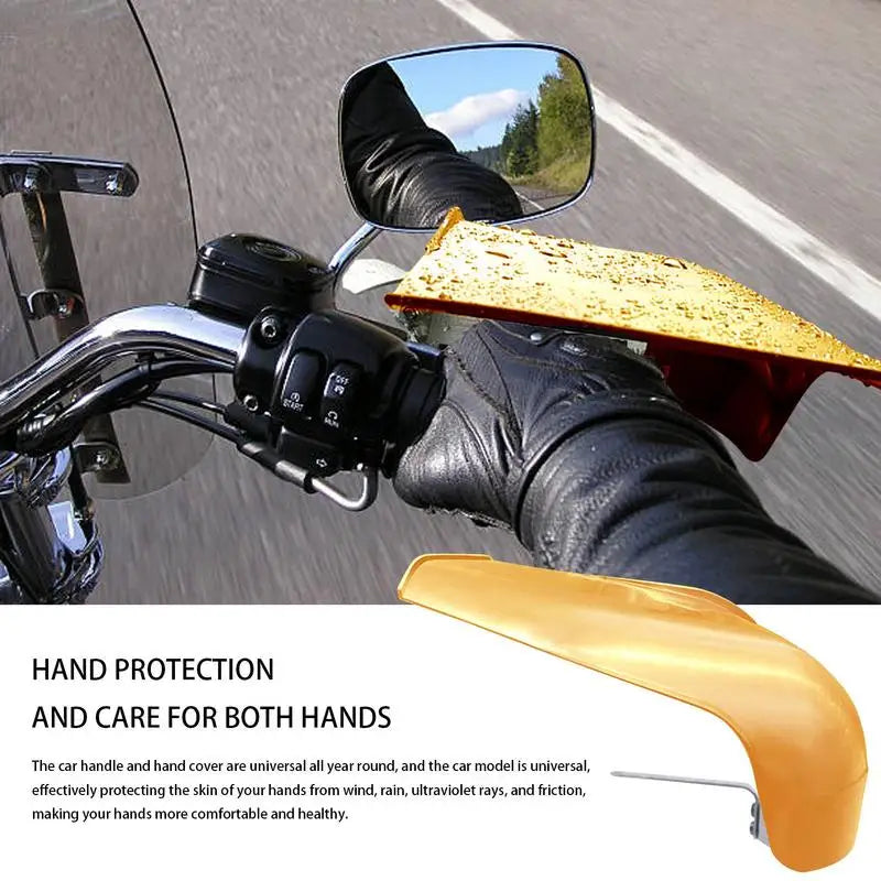 Motorcycle Hand Guard Handguard Shield Windproof Universal Protective Gear Wear-Resistant Motorcycle Accessories