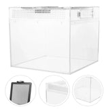 Box Bowl Breeding Enclosure Habitat Cricket Tarantula Cage Reptile Spider Snake Tank Feeding Terrarium House Container Crab