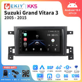 EKIY KK5 Car Radio Stereo For Suzuki Grand Vitara 3 2005-2015 Android Intelligent System Multimedia Video Player Navigation GPS