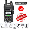 Baofeng UV S22 PRO V2 IP68 Walkie Talkie Waterproof Dual Band 136-174/400-520MHz Ham Radio Upgraded Of UV9R UV5R Pro 50KM Range