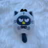 Sanrio Cat Cross Dressing Plush Keychain Cartoon Anime Pendant Kuromi Melody Pompompurin Hangyodon Plushie 키링 Kawaii Bag Decor