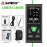 SNDWAY Laser Distance Meter Digital Rangefinder Mini Laser Tape Measure Range Finder Professional M/In/Ft Laser Measuring Meter