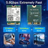 WiFi 7 for Intel BE200 Network Card Bluetooth 5.4 Tri Band 2.4/5/6GHz 8774Mbps BE200NGW M.2 Wireless Adapter Better than Wifi 6E