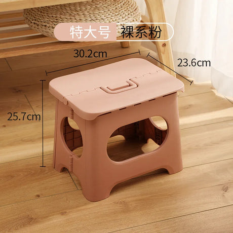 Portable Plastic Folding Stool Outdoor Fishing Stool Small Stool Kindergarten Children's Bench Adult Low Stool Folding Stool