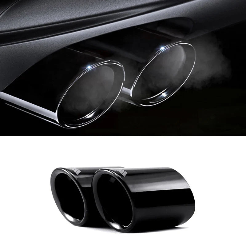 For BMW 1 2 3 4 5 Series X1 3GT F20 F22 F30 F32 F34 F36 F10 F48 Car-Styling Rear Exhaust Pipe Cover Trim Frame Auto Accessories