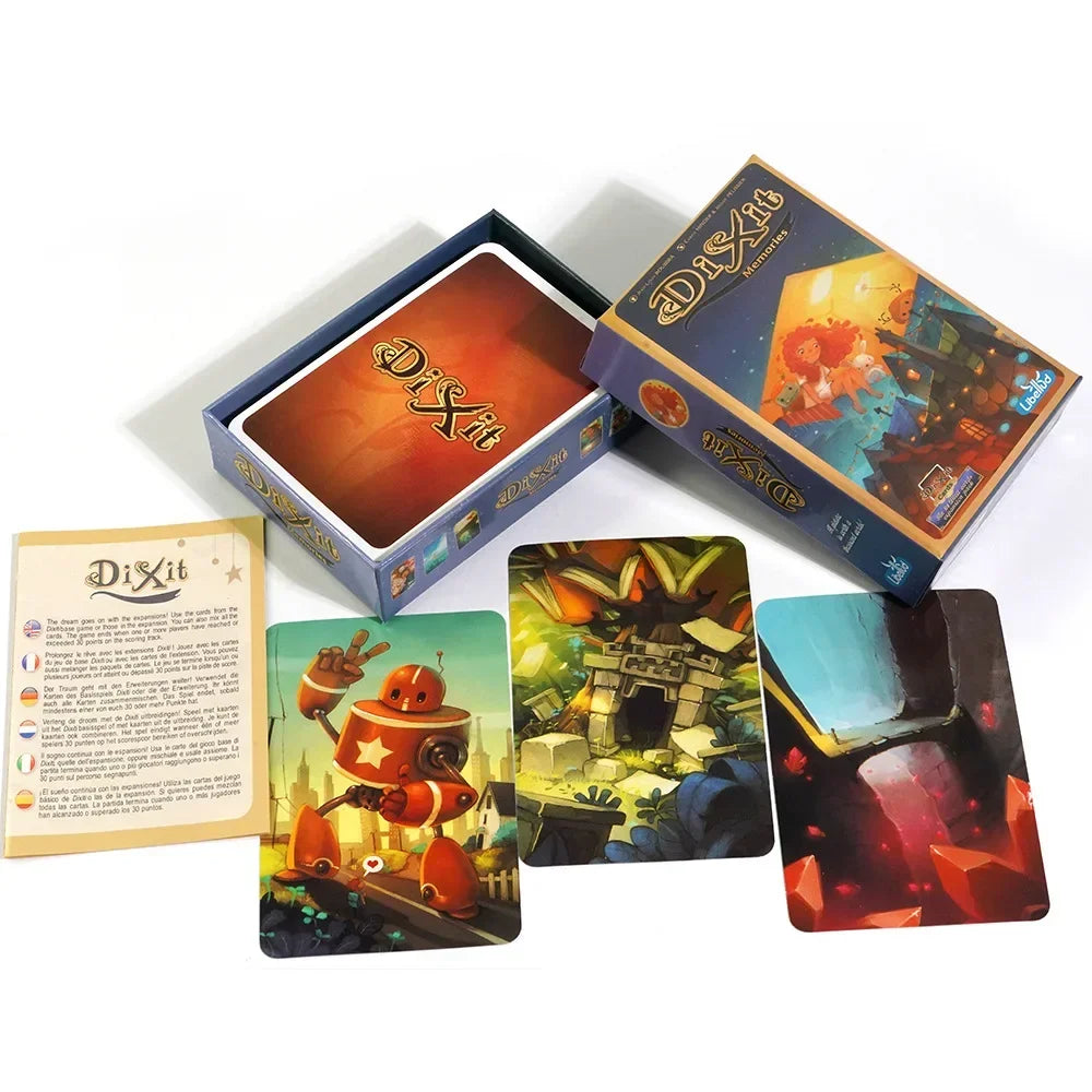 Board Game Dixit English Edition Expansion Strategic Family Gathering Camping Party Friend Playing Cards Collection Toys