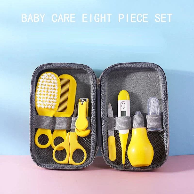 Newborn Baby Health Care Kit Grooming Set Nail Hair Clipper Scissor Comb Multifunction Toiletries Accessories Newborn Gift Set