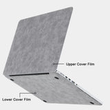 Laptop Skins For Macbook Case Pro 13 14 16 2021 2023 M1 M2 A2442 A2779 A2780 PU Leather Protective Film Dustproof Laptop Sticker