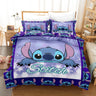 Disney Stitch Cartoon Duvet Cover Anime Set Comforter King Size Bedding Quilt Cover Queen Twin Size Children Grade A Printed