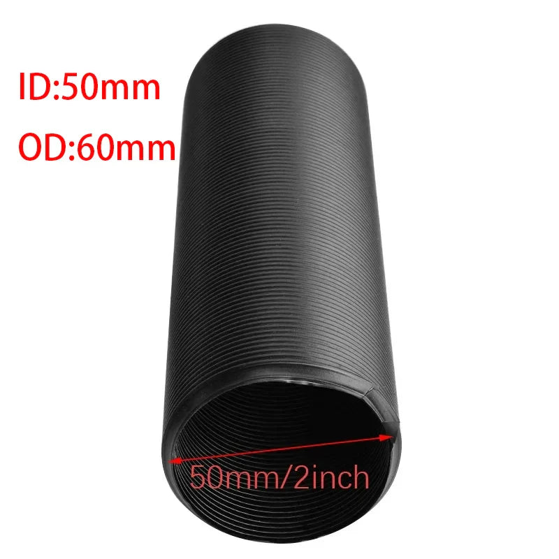 Car Cold Air Filter Intake Tube Kit Ducting Feed Hose Pipe 1M  Flexible Air Inlet Duct Pipe System 2inch 2.5inch 3inch Universal