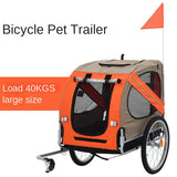 New Large Pet Bicycle Trailer Cat Dog Cart Folding Outdoor Riding Travel Trailer Pet Out Carry Pet Stroller Cat Carrier