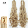 Synthetic Claw Clip On Ponytail Hair Extensions Long Straight 24" Heat Resistant Pony Tail HairPiece BlackBrown Blonde Hairstyle