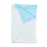 DHL30pcs Sublimation DIY White Blank Short Plush Double Layer Baby Blanket Size 30*40Inch