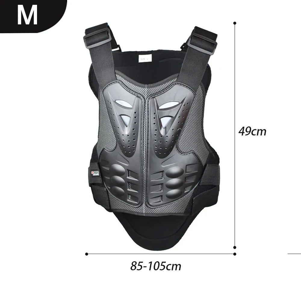 Motorcycle Dirt Bike Body Armor Protective Gear Adult For Motocross Skiing Skating Chest Back Protection Vest Outdoor Driving