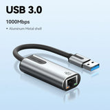 Vention USB Ethernet Adapter 1000Mbps USB3.0 HUB RJ45 Lan for Macbook Windows Laptop PC Xiaomi Mi TV Box USB-C HUB Network Card