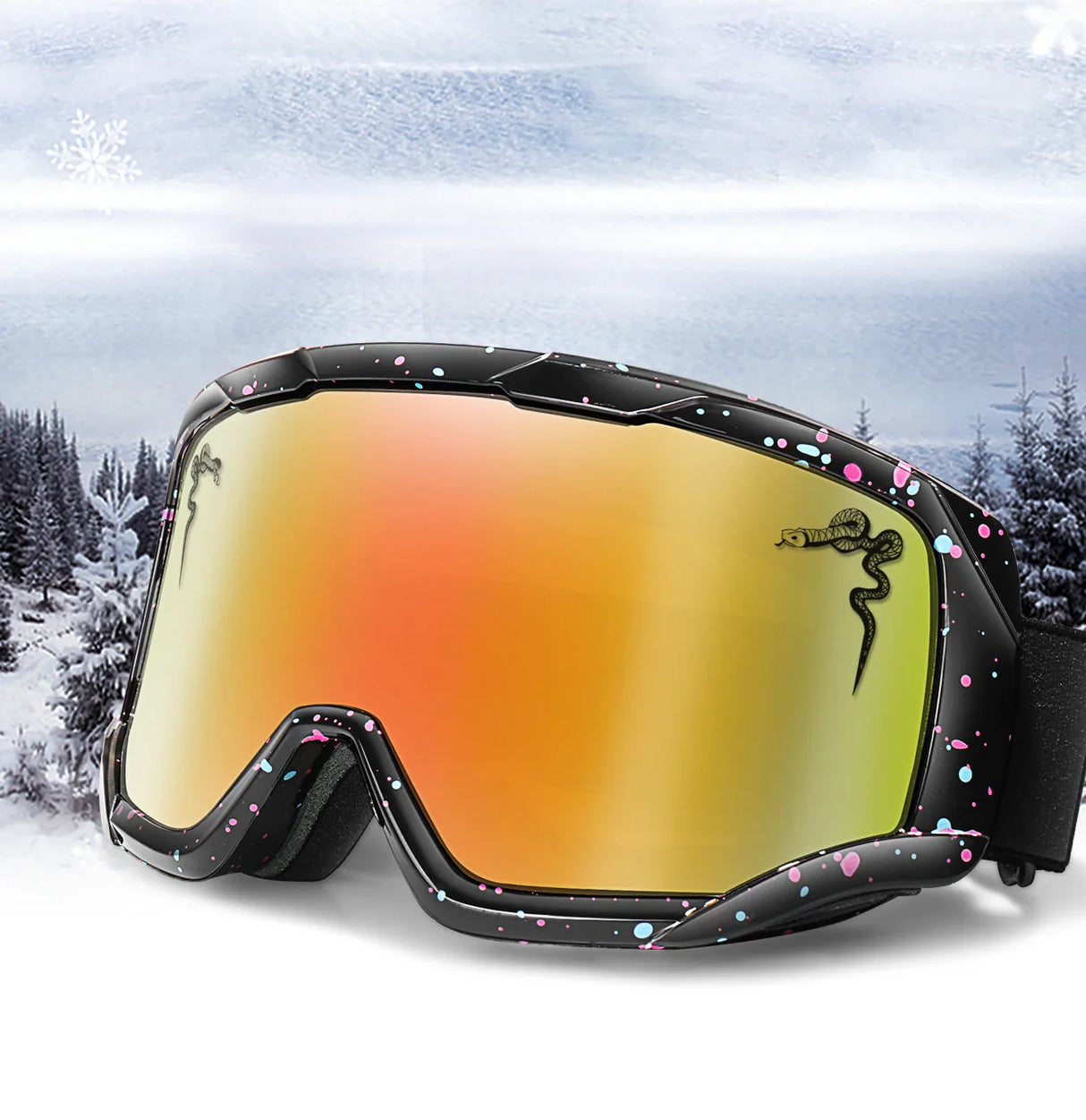 New Style Snow Goggles Double Layers Ski Snowboard Glasses Snowmobile Eyewear Outdoor Sport Cycling Googles