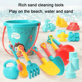 18PCS Summer Beach Toys for Kids Sand Set Beach Game Toy for Children Beach Buckets Shovels Sand Gadgets Water Play Tools