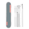 6PCS Stainless Steel Earpick Ear Cleaner Spoon Wax Removal Tool  Ear Spoon Care for Baby Adults Ear Care Set