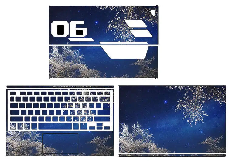 Dazzle Vinyl Laptop Special Sticker Skin Decal Protector Cover for ASUS ROG Flow Z13 (2022) GZ301