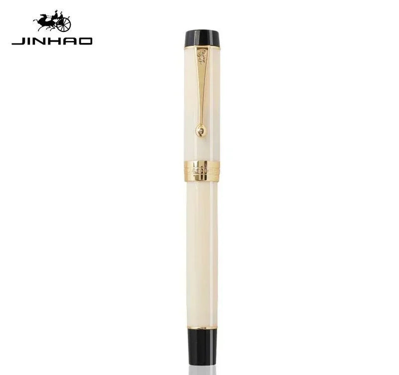 Jinhao 100 Fountain Pen Transparent Color Resin luxury Pens M/F/EF/1.0mm Extra Fine Nib Office School Supplies Stationery Gift