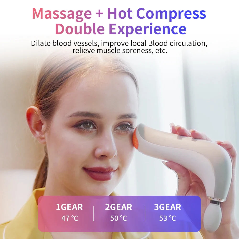 Electric Massage Gun Muscle Pistol Body Shoulder Neck Massager Mini Lcd Fascia Gun Deep Tissue Portable Face Fitness Gun Therapy