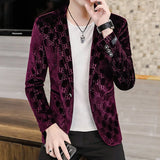 2023 New Four Seasons Casual Small Suit Men's Youth Slim Fit Suit Fashion Top Coat Men's Wear