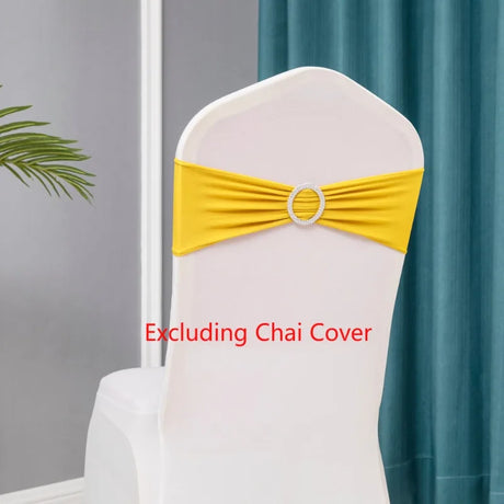 10pcs/lot Stretch Lycra Spandex Chair Covers Bands With Buckle Slider For Wedding Decorations Wholesale Chair Sashes Bow heart