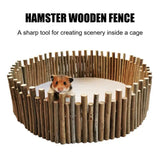 Hamster Cage Fence Guinea Pig Wood Climbing Bridge Fence Hamster Cage Decor Hamster Accessories Hamster Chew Toy For Guinea Pig