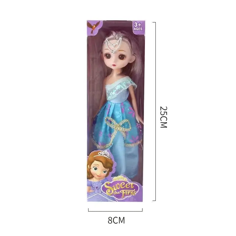 Diseny cartoon Frozen 2 Elsa Anna Figure Princess Doll Toys sofia Girls Toys Elsa Dolls Clothes Dolls Children Gift