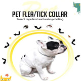 Pet Flea Collar Dog Cat Safe Useful Tick Prevention Control Necklace Waterproof Durable For Protection Against Fleas Mosquitoes