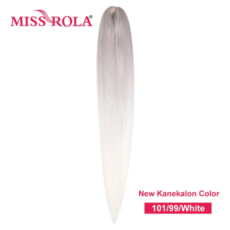 Miss Rola Synthetic 28Inch 100G 2023 New Hair Extension Yaki Straight Jumbo Braiding Hair Pre-Stretched Braid Kanekalon Hair