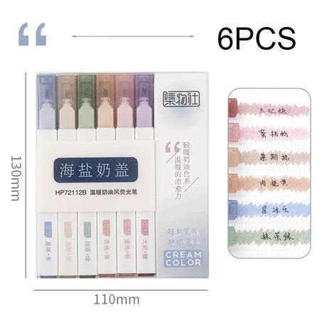 Pastel Highlighters Aesthetic Cute Bible Highlighters and Pens for Journal Planner Notes School Office Supplies