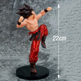 Dragon Ball Son Goku Super Saiyan Anime Figure 22cm BLOOD OF SAIYANS Goku Action Figure Model Gifts Collectible Figurin for Kids