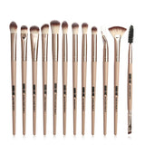 Makeup Brushes Set with Soft Artificial Fiber 6 Colors Ladies Makeup Brushes Female Makeup Tools