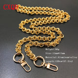 125cm Universal Metal Lanyard Anti-lost Phone Back Clip Aluminum Chain High-end Hanging Clips DIY Matching Hanging Outdoor Gift