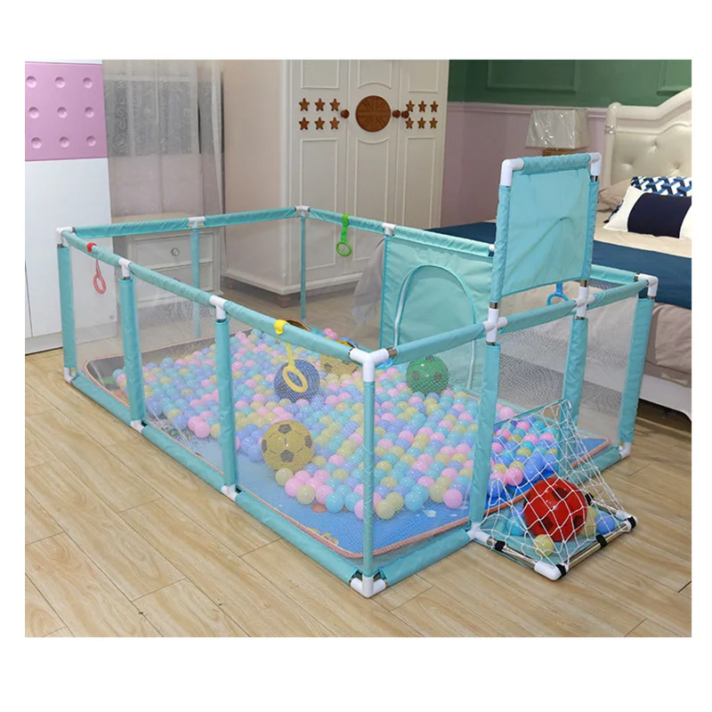 IMBABY Baby Playpens Single Football Goal corralito for Babies Protective Barrier Baby Playground Large Playpen for Children