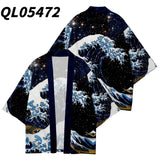 Plus Size XXS-6XL animal Print Loose Japanese Streetwear Cardigan Women Men Harajuku Haori Kimono Cosplay Top Shirts Yukata