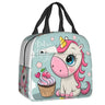 Unicorn Rainbow Insulated Lunch Tote Bag For Shooting Star And Magic Wand Thermal Cooler Food Lunch Box Work School Travel