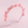 Artificial Flower Hairbands for Girls Trendy Pearl Cute Kids Headband Flowers Wreath Crown Party Headwear Hair Accessories