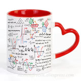 Math Teacher Mugs School Students Cups Mathematics Parabolic Formulas Drinkware Geek Nerd Tea Coffee Mugen Coffeeware Teaware