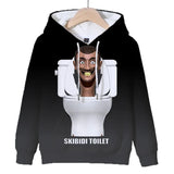 Hot Game Skibidi Toilet Print Hoodies Kids Cartoon Sweatshirts Tops Casual Boys Girls Pullovers Long Sleeve Children Sportwear