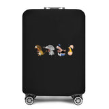 Luggage Protective Cover Elastic Dust Cover Cartoon Printed for 18-28 Inch Bag Suitcase Covers Trolley Cover Travel Accessories