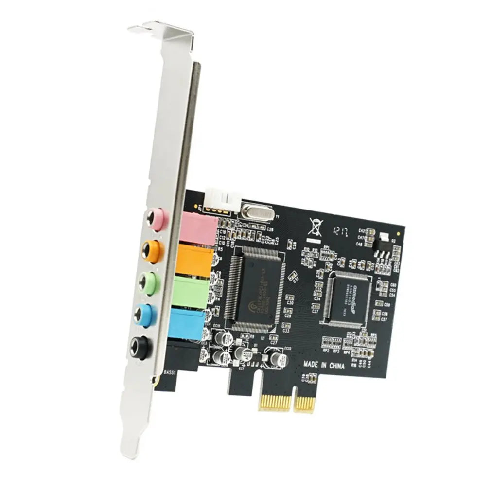 PCI Express PCI-E 5.1 Ch 6 Channel PCIE Audio Digital Sound Card Adapter CMI8738 CMI8738 Audio Sound Card Dropshipping