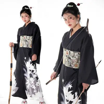 Kimono Women Japanese Traditional Yukata Haori Kimonos Cosplay Blouse Gown Female Summer Fashion Photography Clothes Party Dress